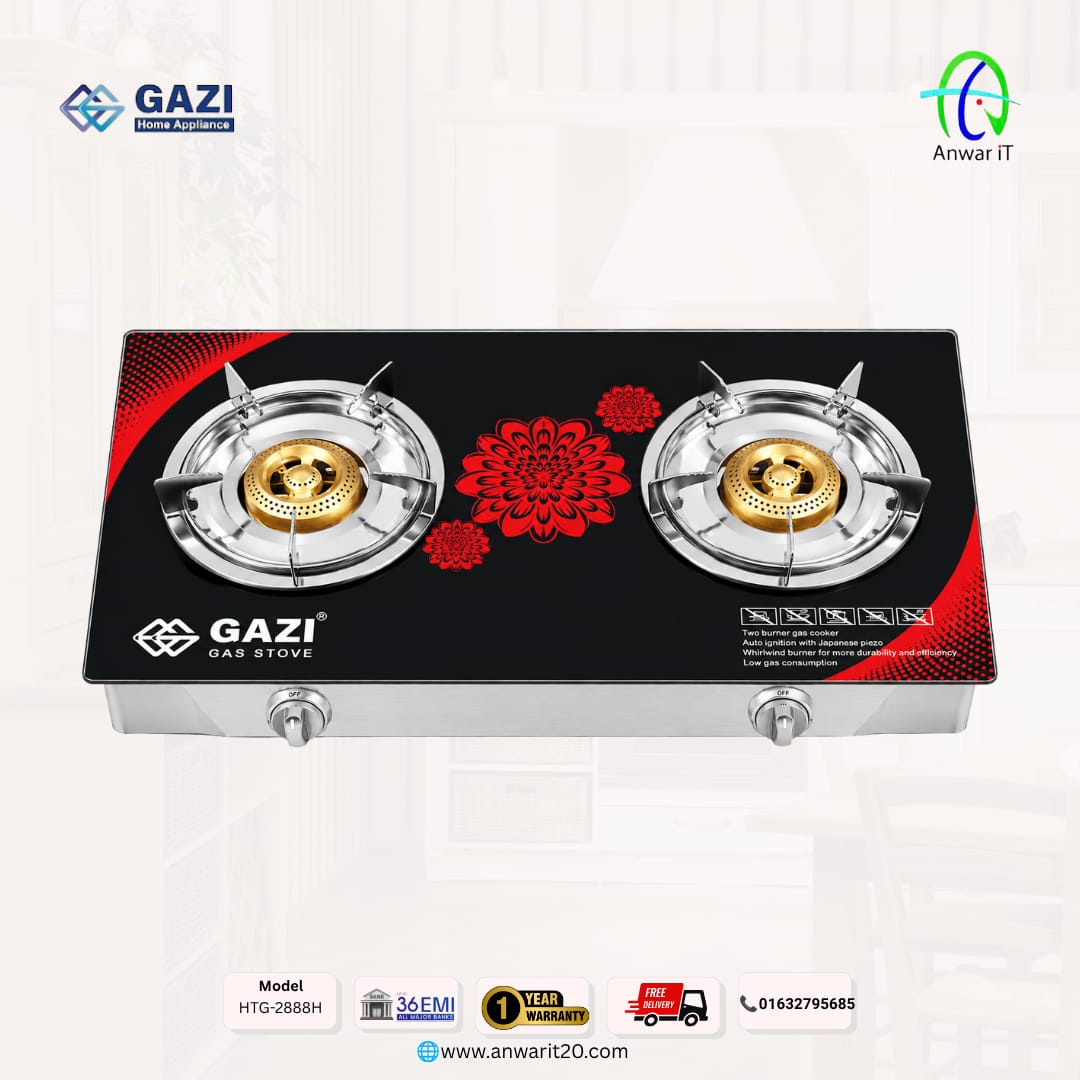 Gazi Smiss HTG-2888H LPG Gas Stove – Premium Quality for Everyday Cooking