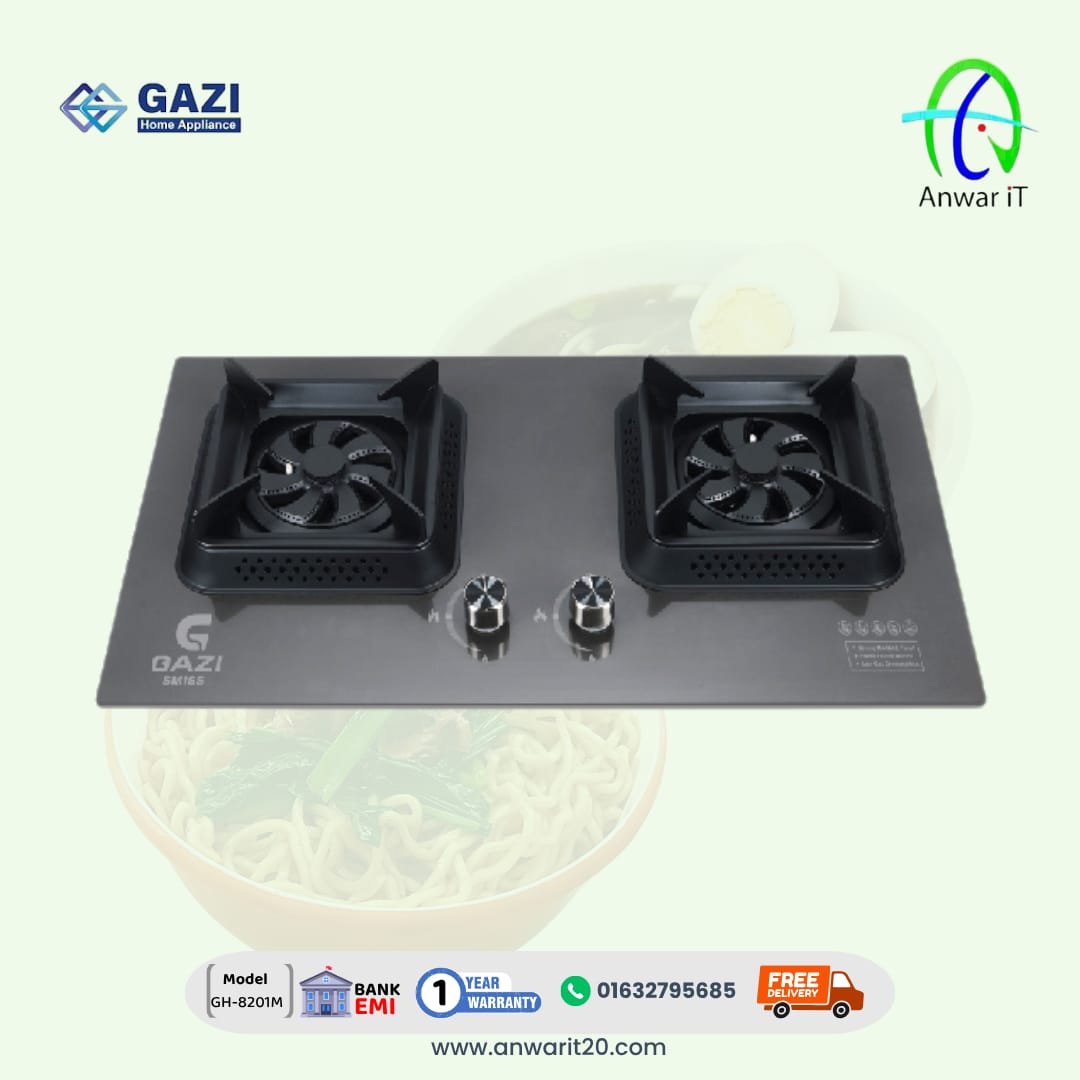 Gazi Smiss GH-8201M Gas Stove | High Efficiency Kitchen Burner