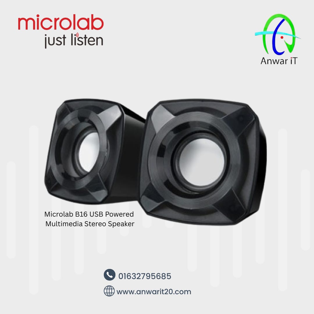 Microlab B16 USB Powered Multimedia Stereo Speaker