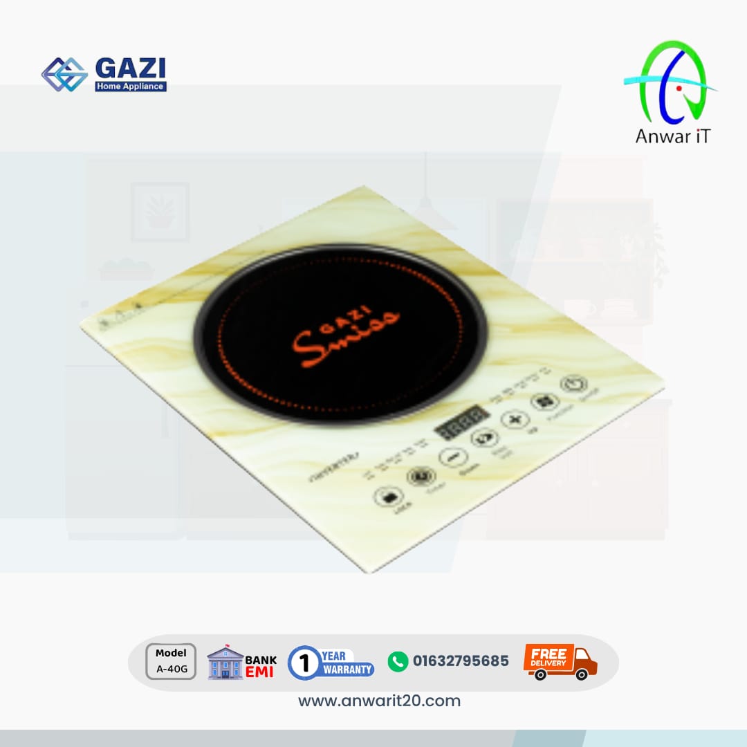 Gazi Smiss A-40G Marble Infrared Cooker | Smart & Energy Saving High Power Cooker