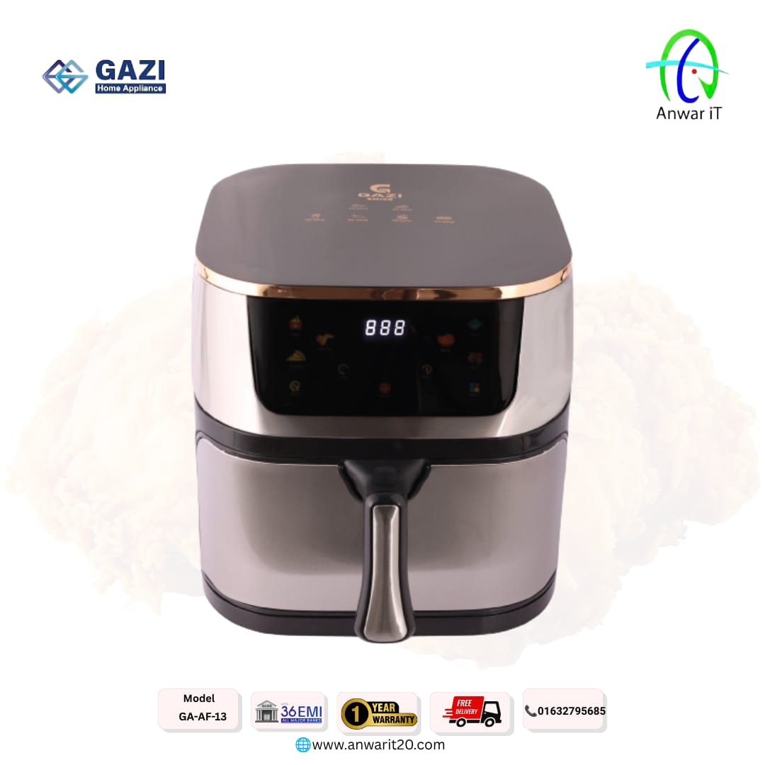 Gazi Smiss GA-AF-13 Air Fryer – Smart & Healthy Cooking