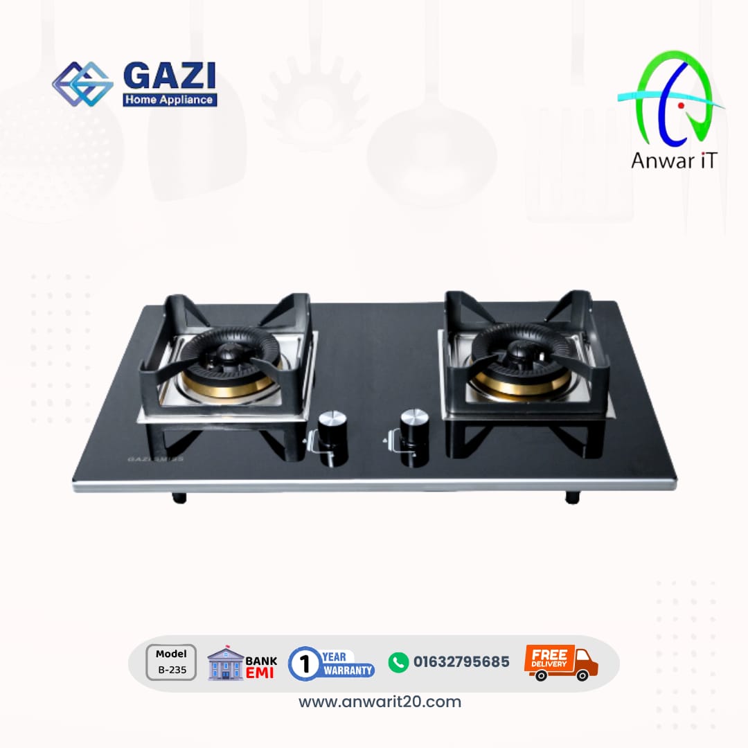 Gazi Smiss B-235 Gas Stove | Premium Quality High Efficiency Gas Stove