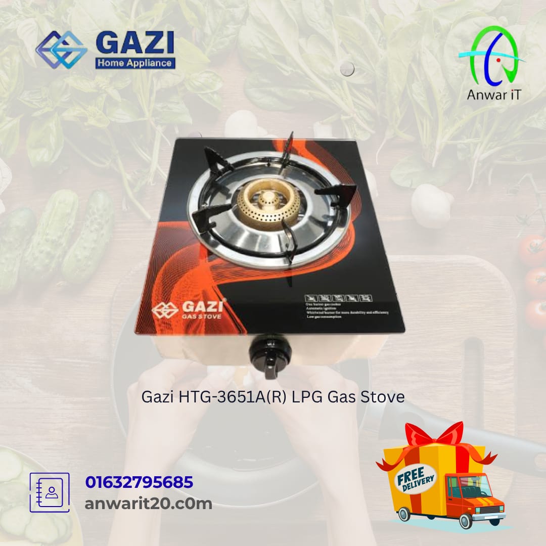 Gazi HTG-3651A(R) LPG Gas Stove