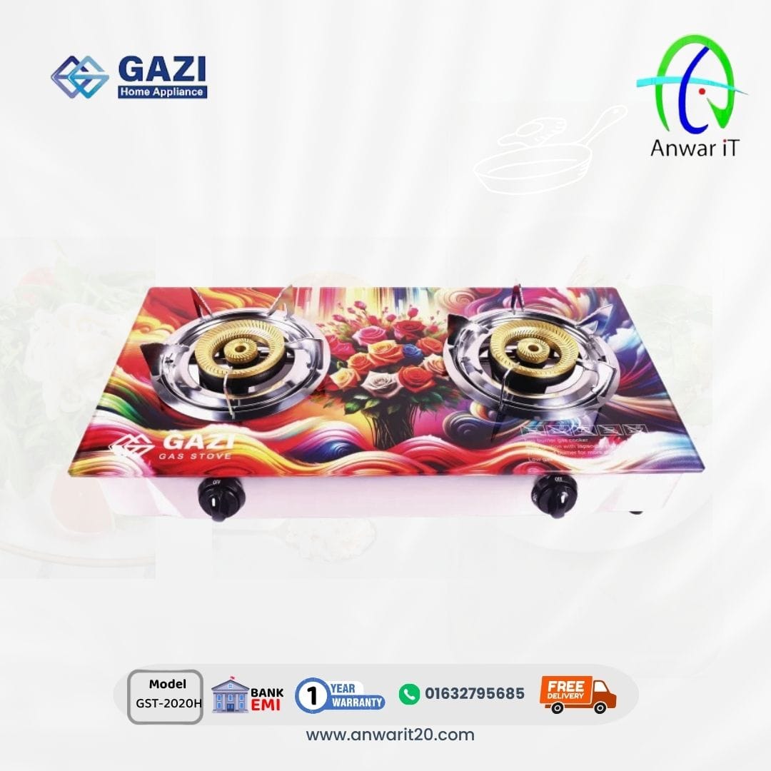 Gazi Gas Stove GST-2020H – High-Quality Kitchen Appliance