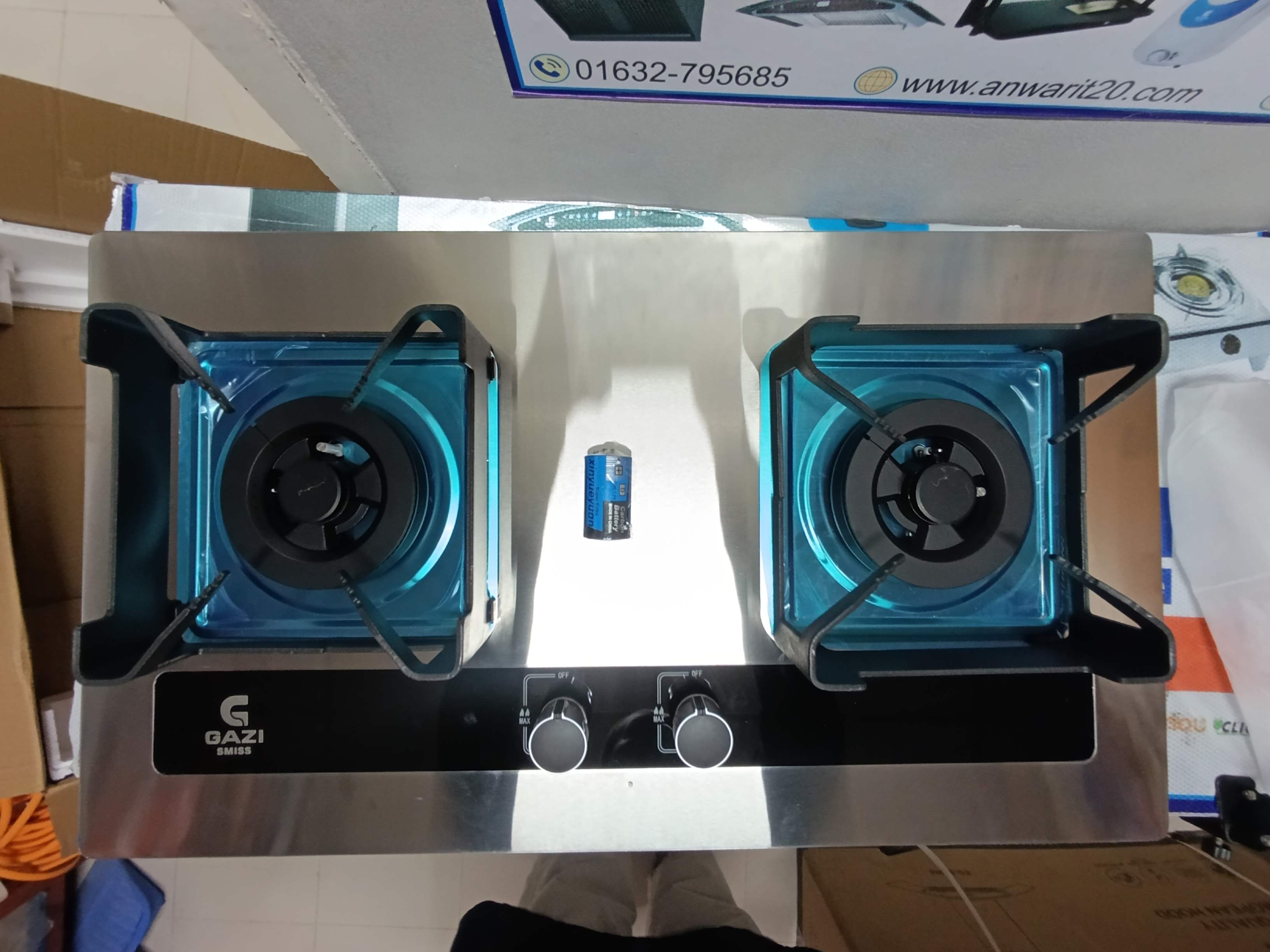 Gazi Smiss P-315 Premium Gas Stove – High Quality Kitchen Burner 2
