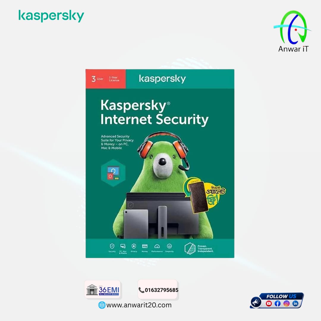 Kaspersky Internet Security 3-User | 1-Year License