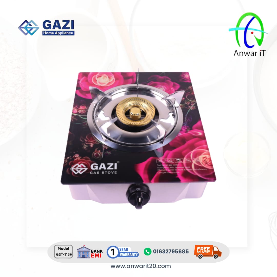 Gazi GST-115H Gas Stove – High-Quality, Efficient & Durable Kitchen Solution