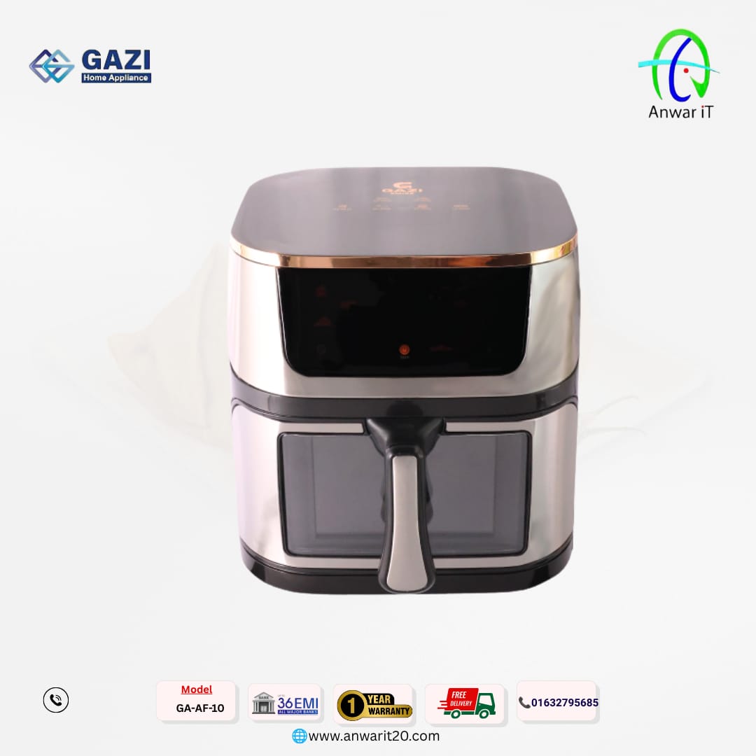 Gazi Smiss GA-AF-10 Digital Air Fryer – Best Price in Bangladesh