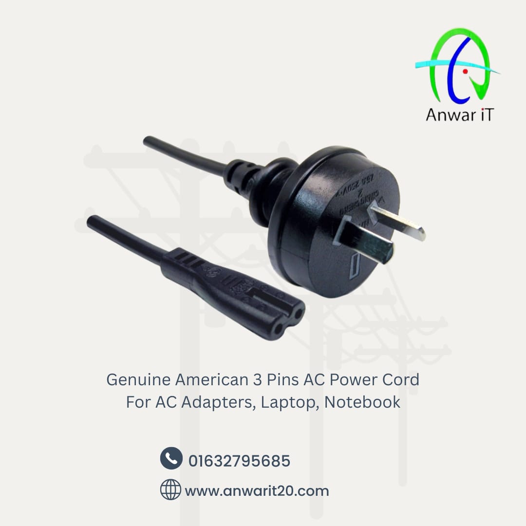 Dynamix 7.5A 2 Pin to Figure 8 Power Cord - 2m