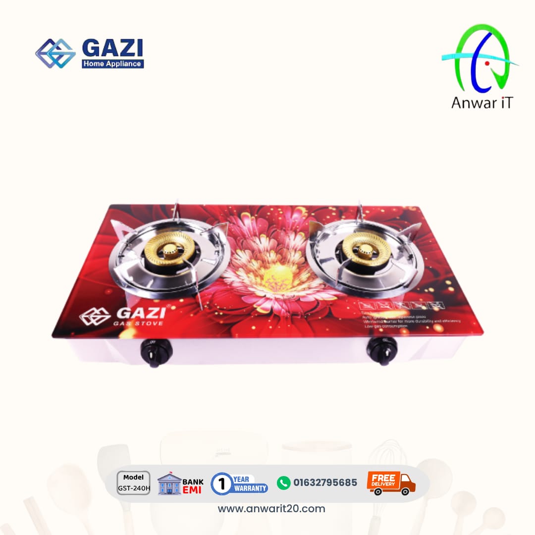 Gazi GST-240H Gas Stove – High-Quality LPG Cooking Solution