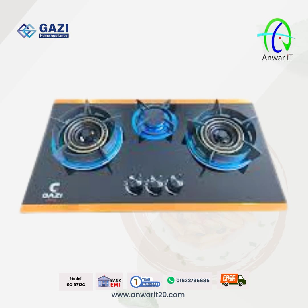 Gazi Smiss EG-B712G Gas Stove – Smart & Stylish Cooking Partner