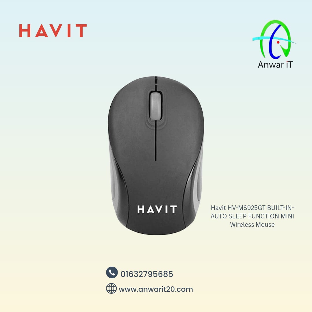 Havit HV-MS925GT BUILT-IN-AUTO SLEEP FUNCTION MINI Wireless Mouse