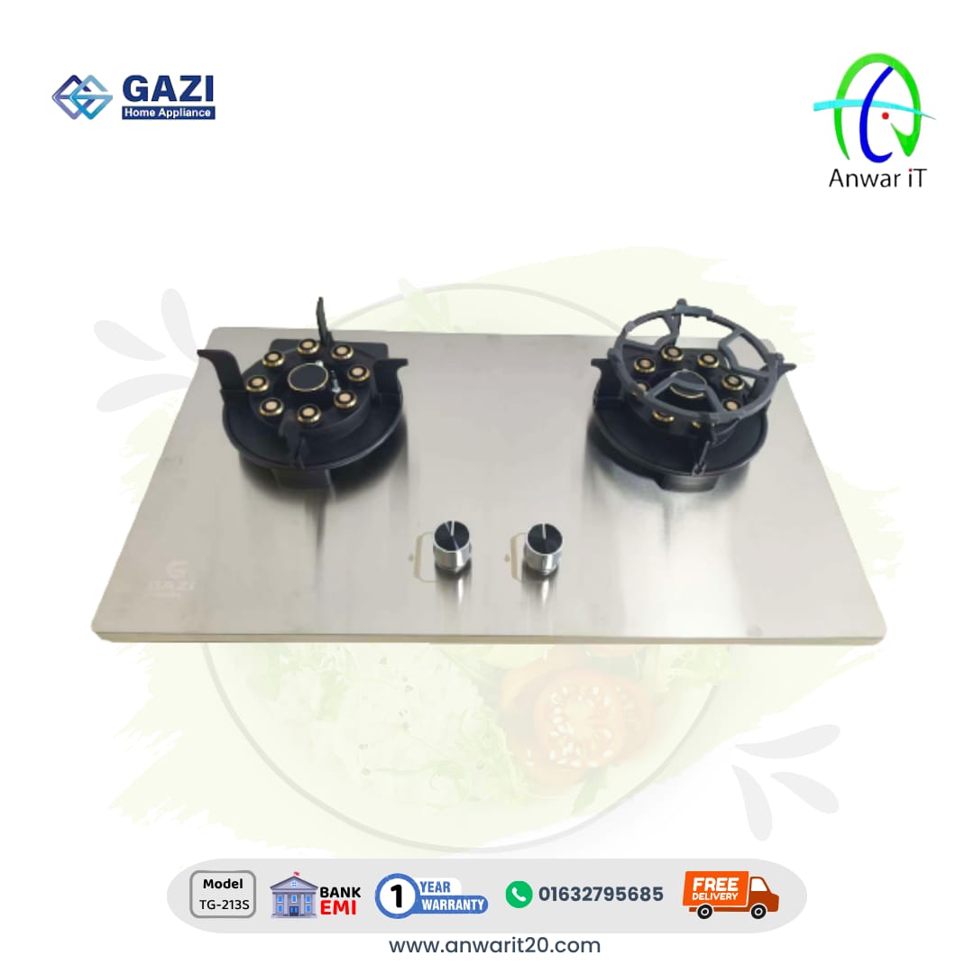 Gazi Smiss TG-213S Smart Gas Stove | Premium & Efficient Cooking