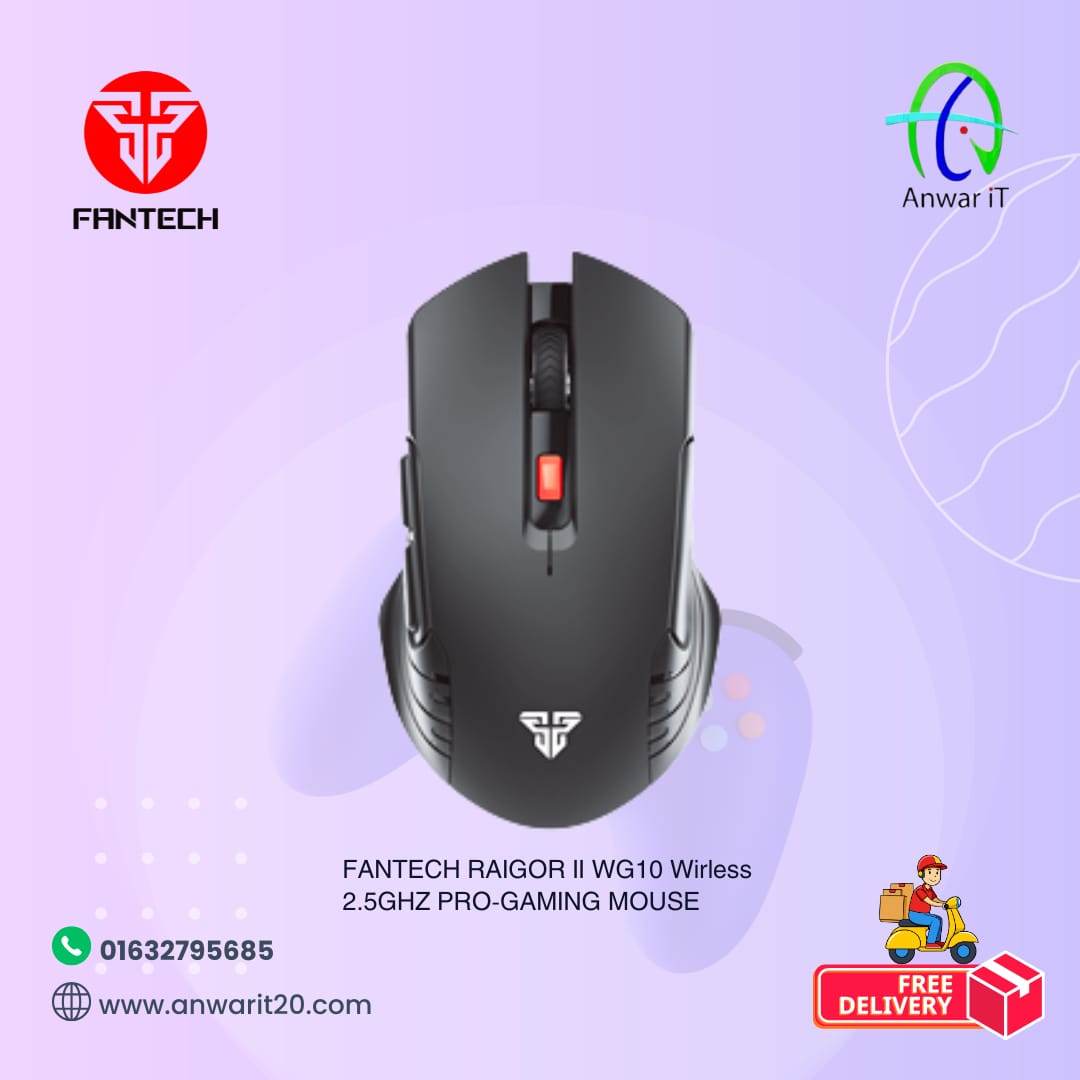 FANTECH RAIGOR II WG10 Wirless 2.5GHZ PRO-GAMING MOUSE