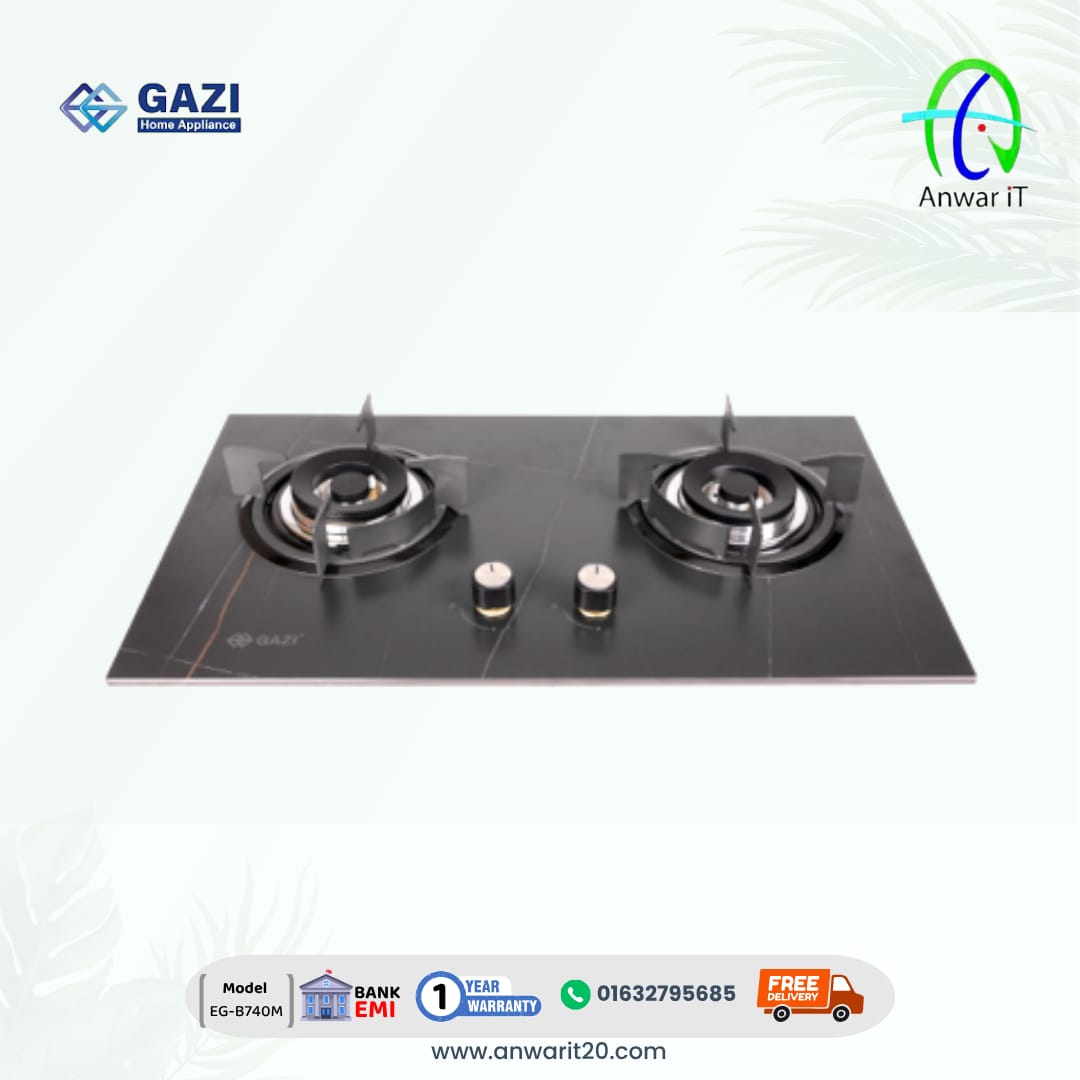 Gazi Smiss EG-B740M Gas Stove — Smart, Durable & Perfect for Modern Kitchens