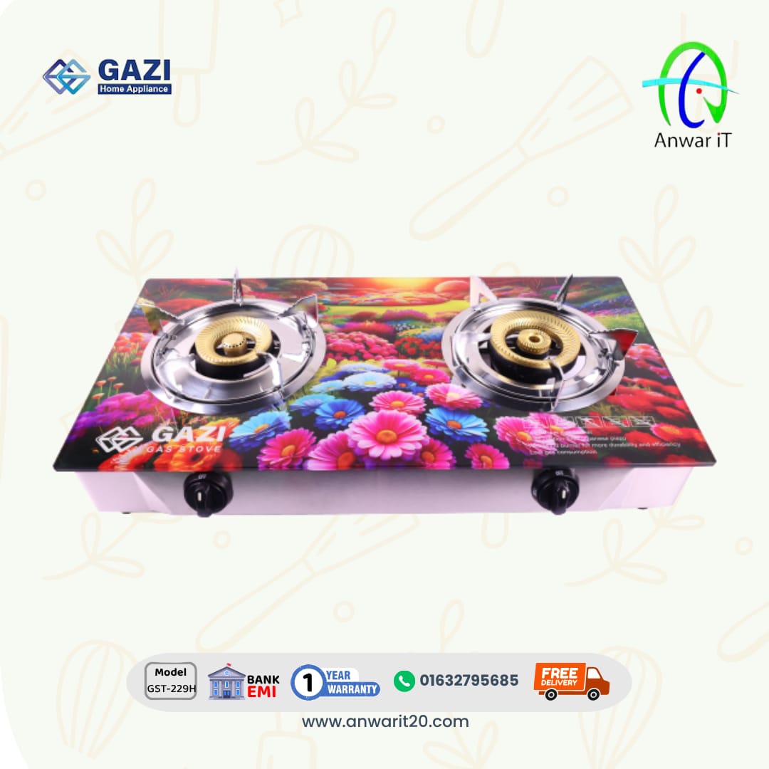Gazi GST-229H Gas Stove | High Performance Durable Gas Stove for Modern Kitchens