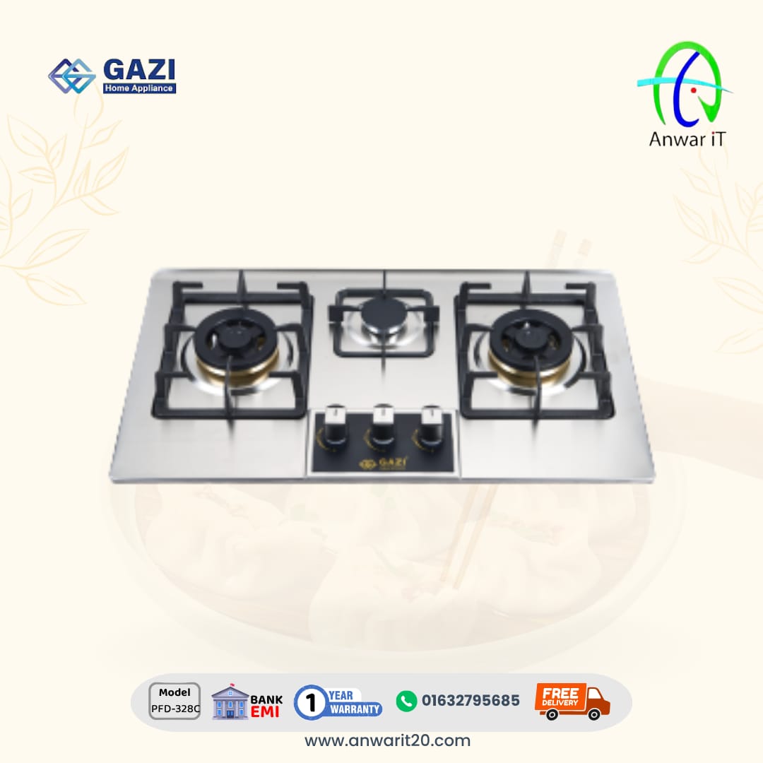 Gazi Smiss PFD-328C Gas Stove | Modern High Performance Cooking Stove