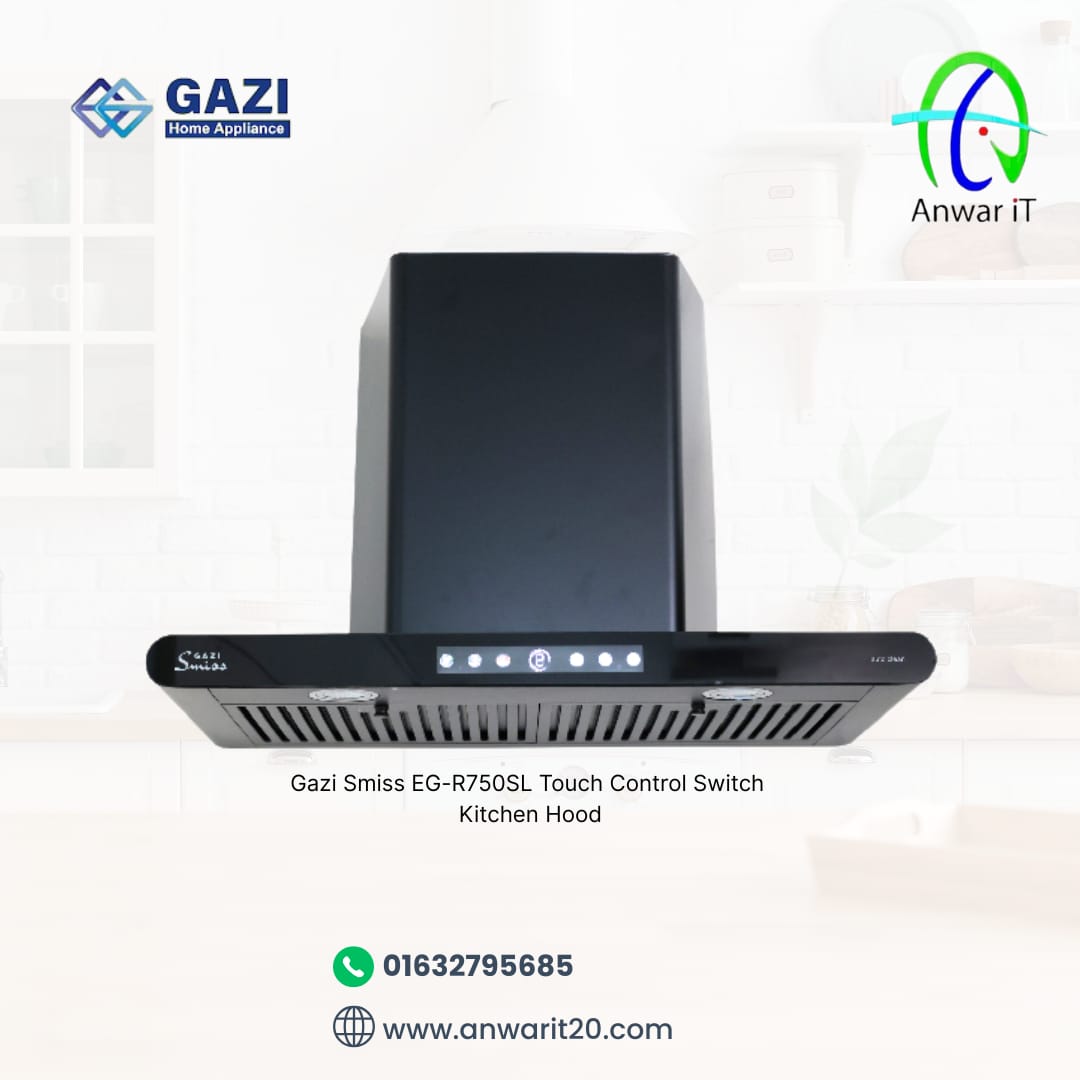 Gazi Smiss EG-R750SL Touch Control Kitchen Hood