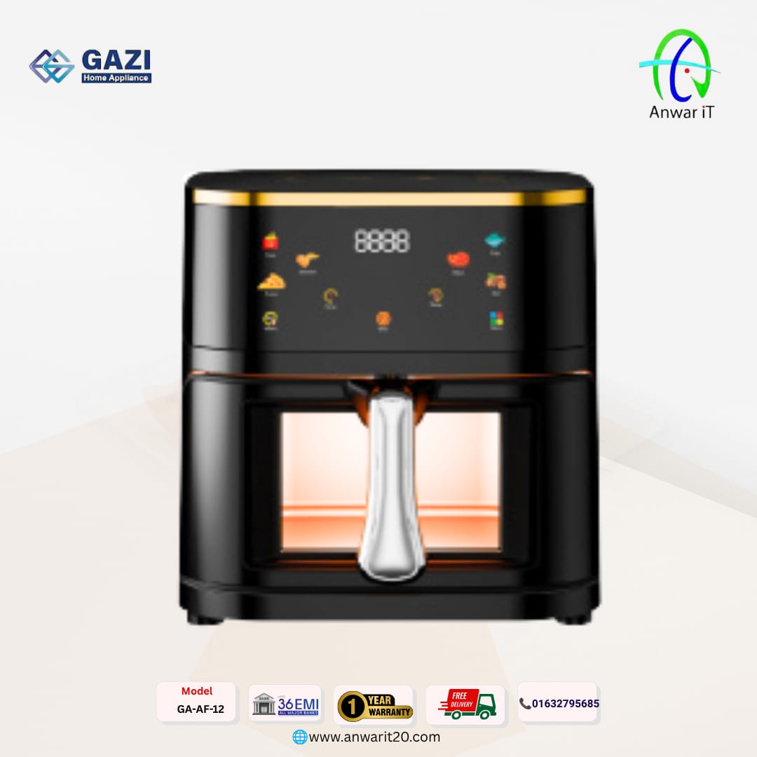 Gazi Smiss GA-AF-12 Digital Air Fryer | Best Price in Bangladesh
