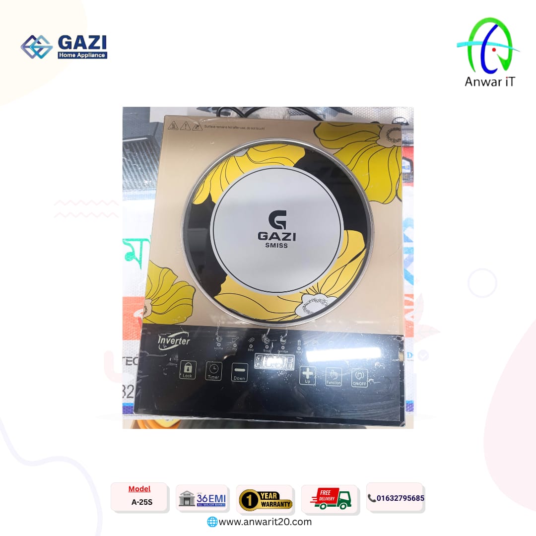 Gazi Smiss A-25S Smart Induction Cooker – Fast, Safe & Energy Efficient Cooking 2