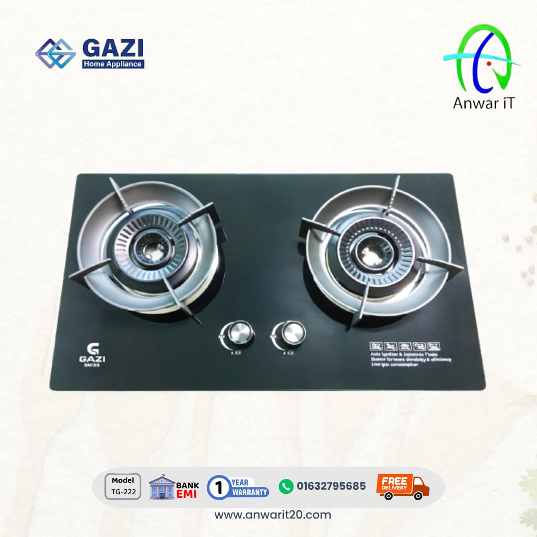 Gazi Smiss TG-222 – Premium Quality Gas Stove