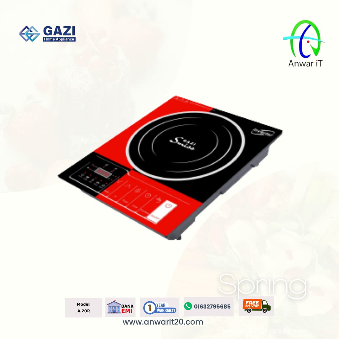 Gazi Smiss A-20R Induction Cooker – Smart & Fast Cooking Solution 