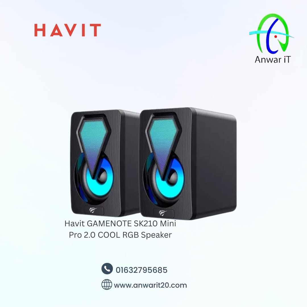 Havit GAMENOTE SK210 Mini Pro 2.0 COOL RGB Speaker