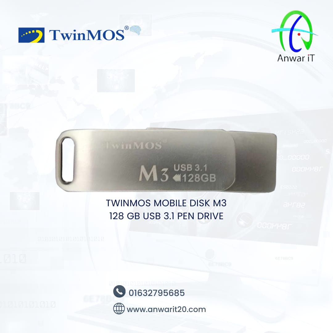 TwinMos Mobile Disk M3 128 GB USB 3.1 Pen Drive