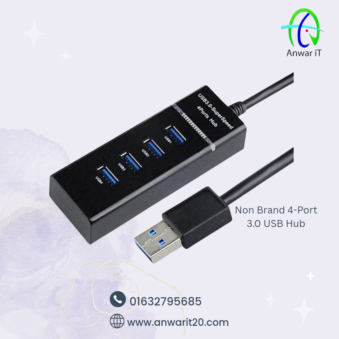 Non Brand 4-Port 3.0 USB Hub