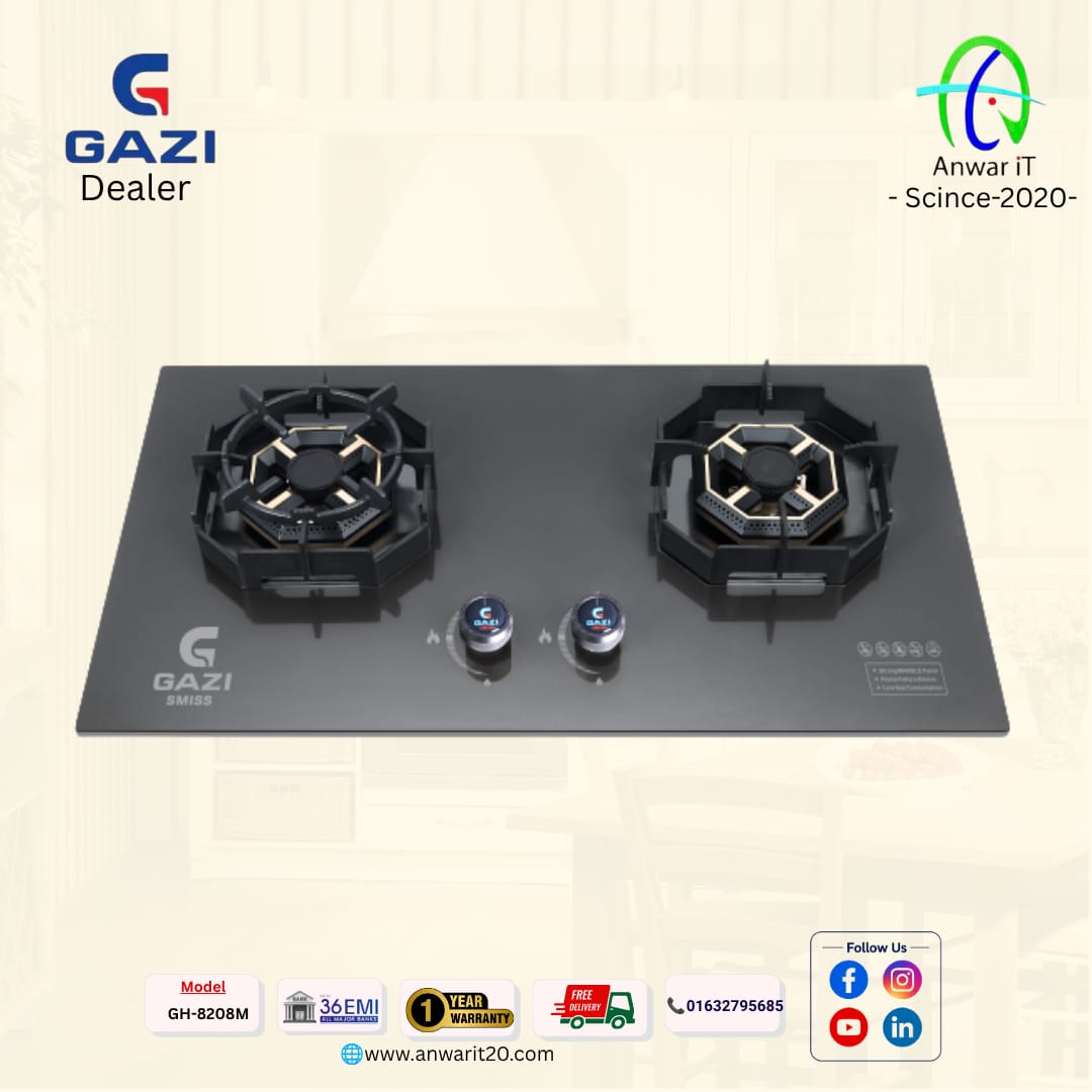 Gazi Smiss GH-8208M Premium Gas Stove