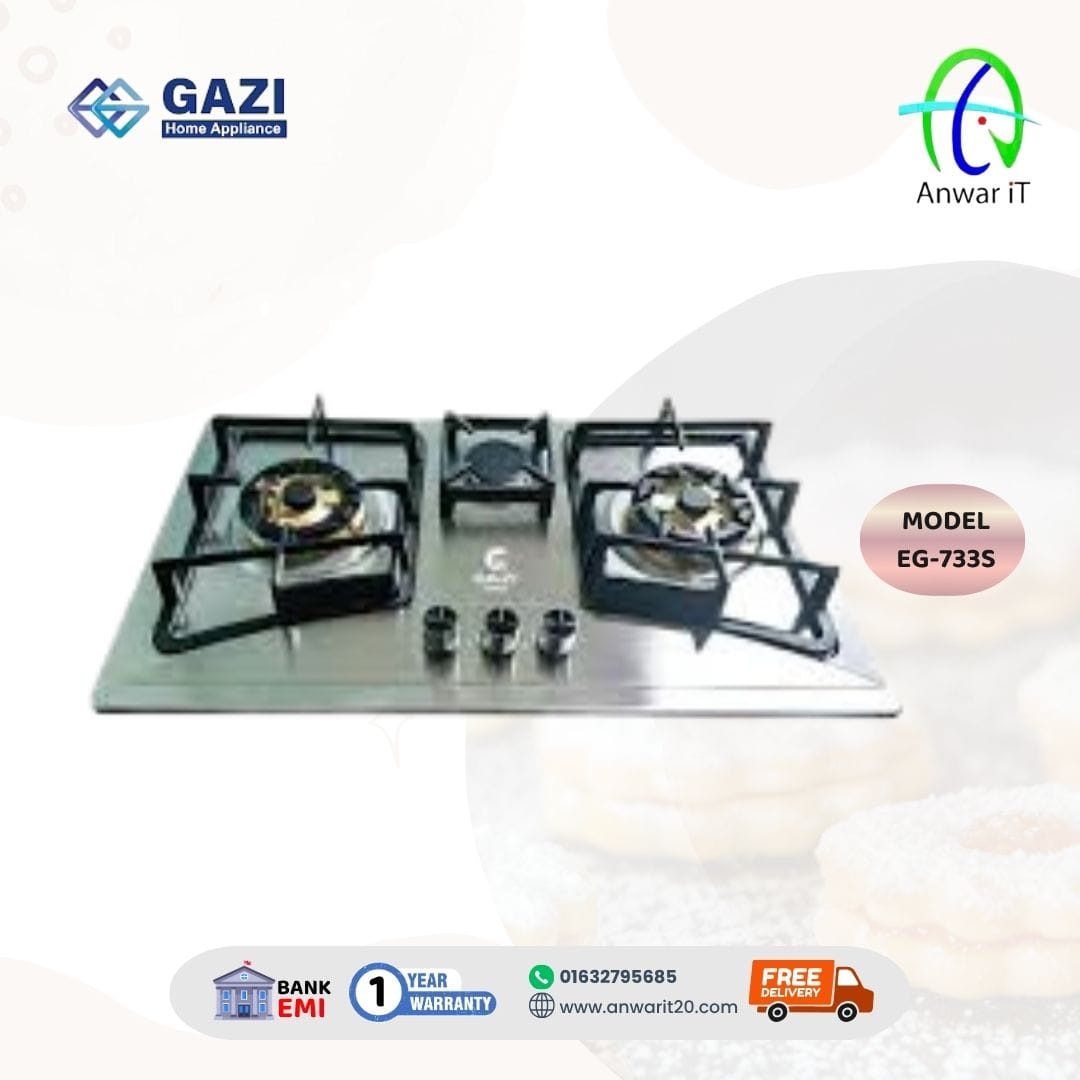 Gazi Smiss EG-733S Gas Stove | Durable Design & Efficient Cooking Performance