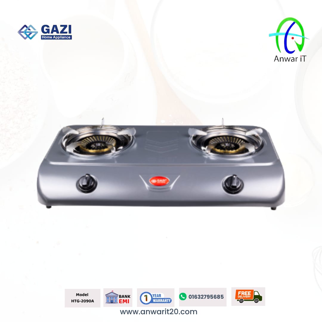 Gazi HTG-2090A Gas Stove – Stylish Design with Reliable Performance