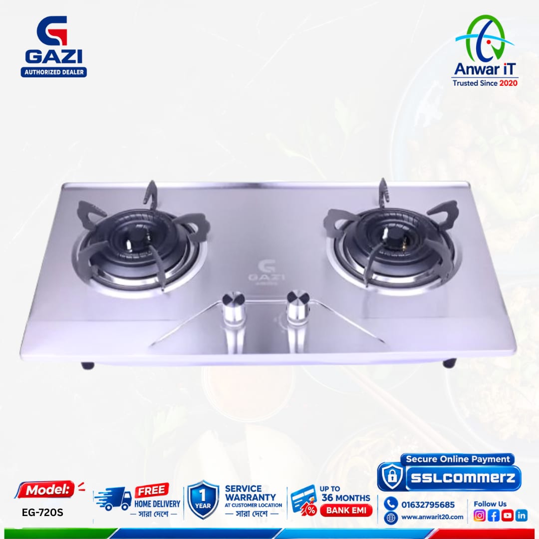 Gazi Smiss EG-720S Gas Stove | Premium Smart Kitchen Solution