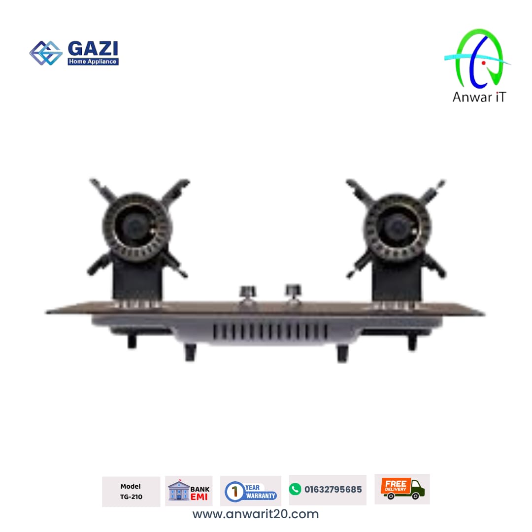 Gazi Smiss TG-210 Fold Gas Stove – Compact, Stylish & Efficient Cooking Companion 2