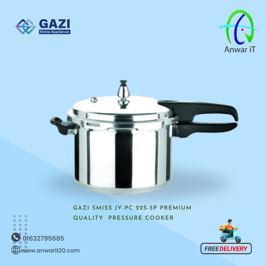 Gazi Smiss JY-PC 22S-5P Premium Quality  Pressure Cooker