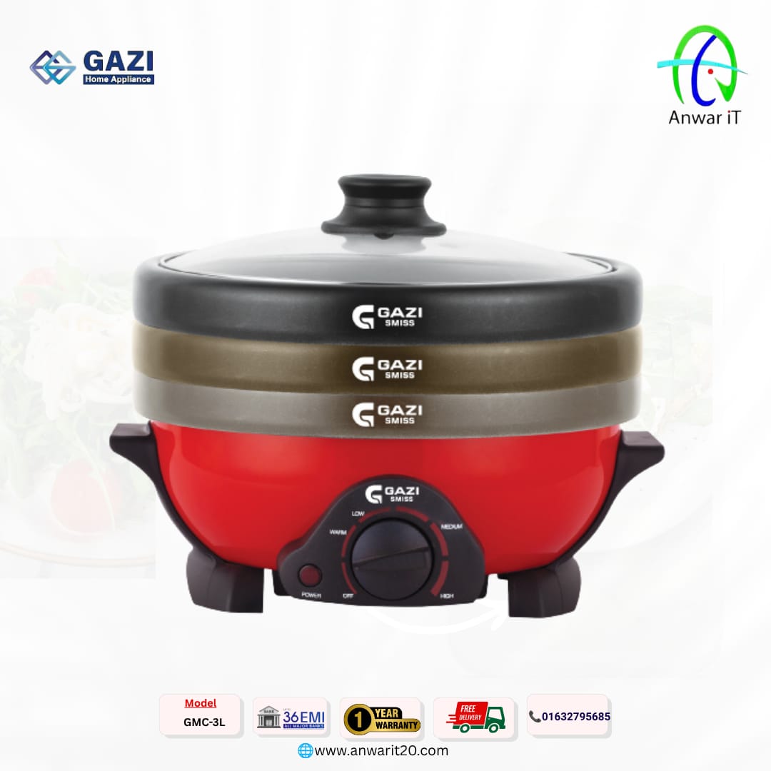 Gazi Smiss GMC-3L Multi Cooker | Smart All-in-One Cooking Solution