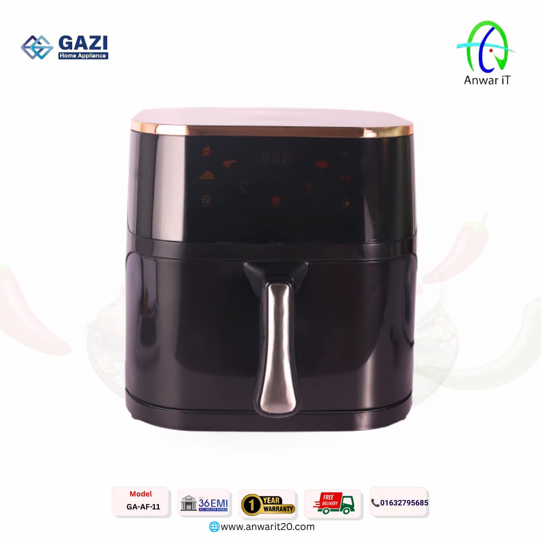 Gazi Smiss GA-AF-11 Digital Air Fryer – Best Price in Bangladesh | Official Warranty