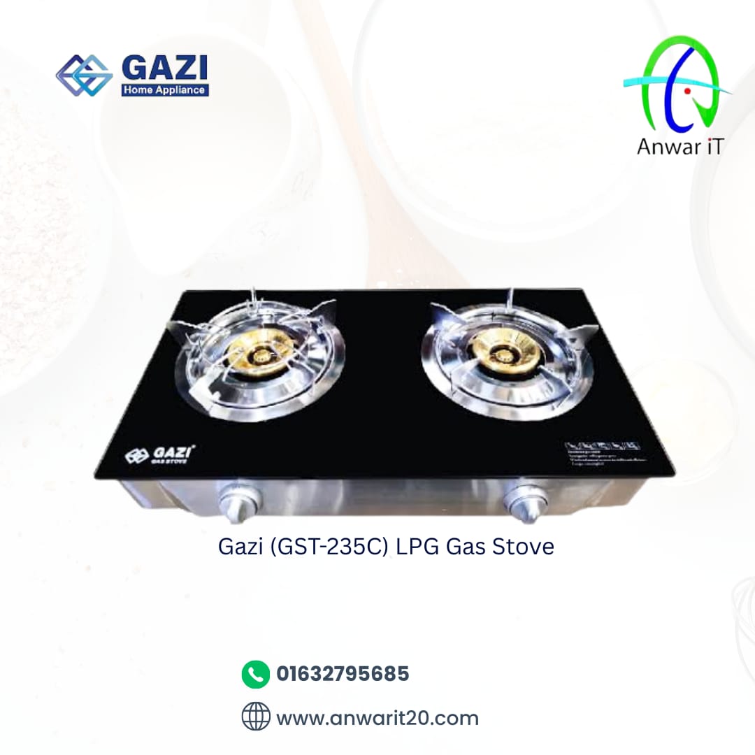 Gazi (GST-235C) LPG Gas Stove