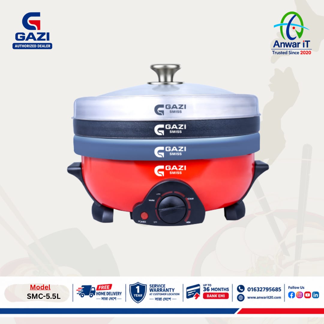 Gazi Smiss SMC-5.5L Multi Cooker | Smart Multi-Function Cooker