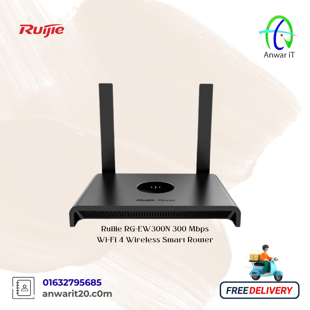 Ruijie RG-EW300N 300 Mbps Wi-Fi 4 Wireless Smart Router