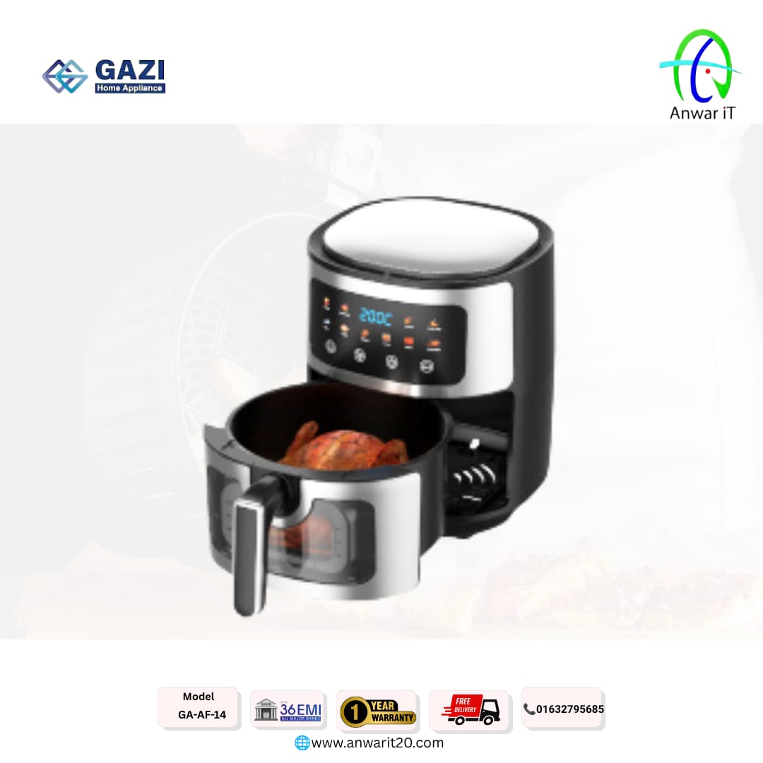 Gazi Smiss GA-AF-14 Digital Air Fryer | Best Price in Bangladesh