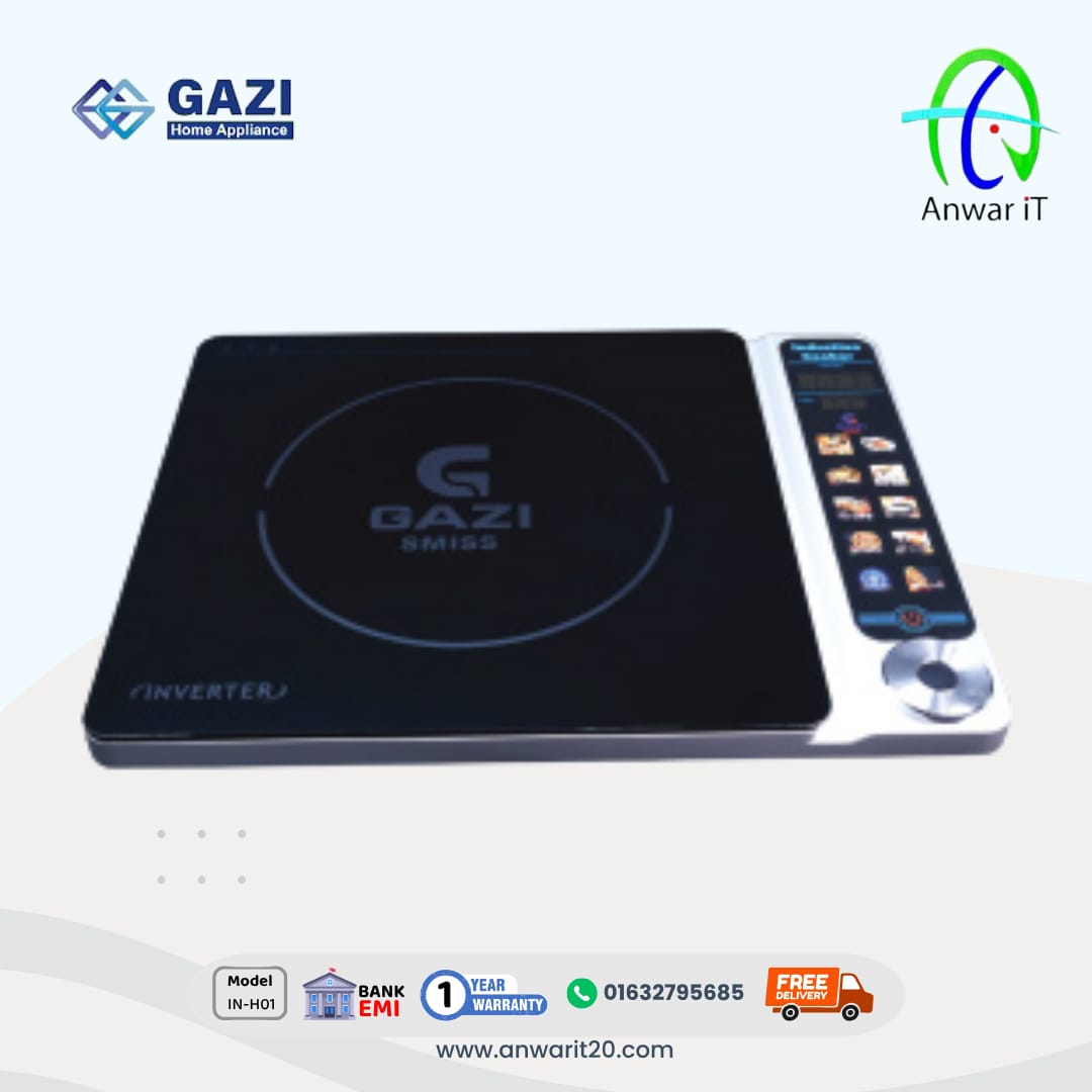 Gazi IN-H01 Inverter Induction Cooker – Advanced Smart Cooking with Energy Efficiency & Reliable Performance