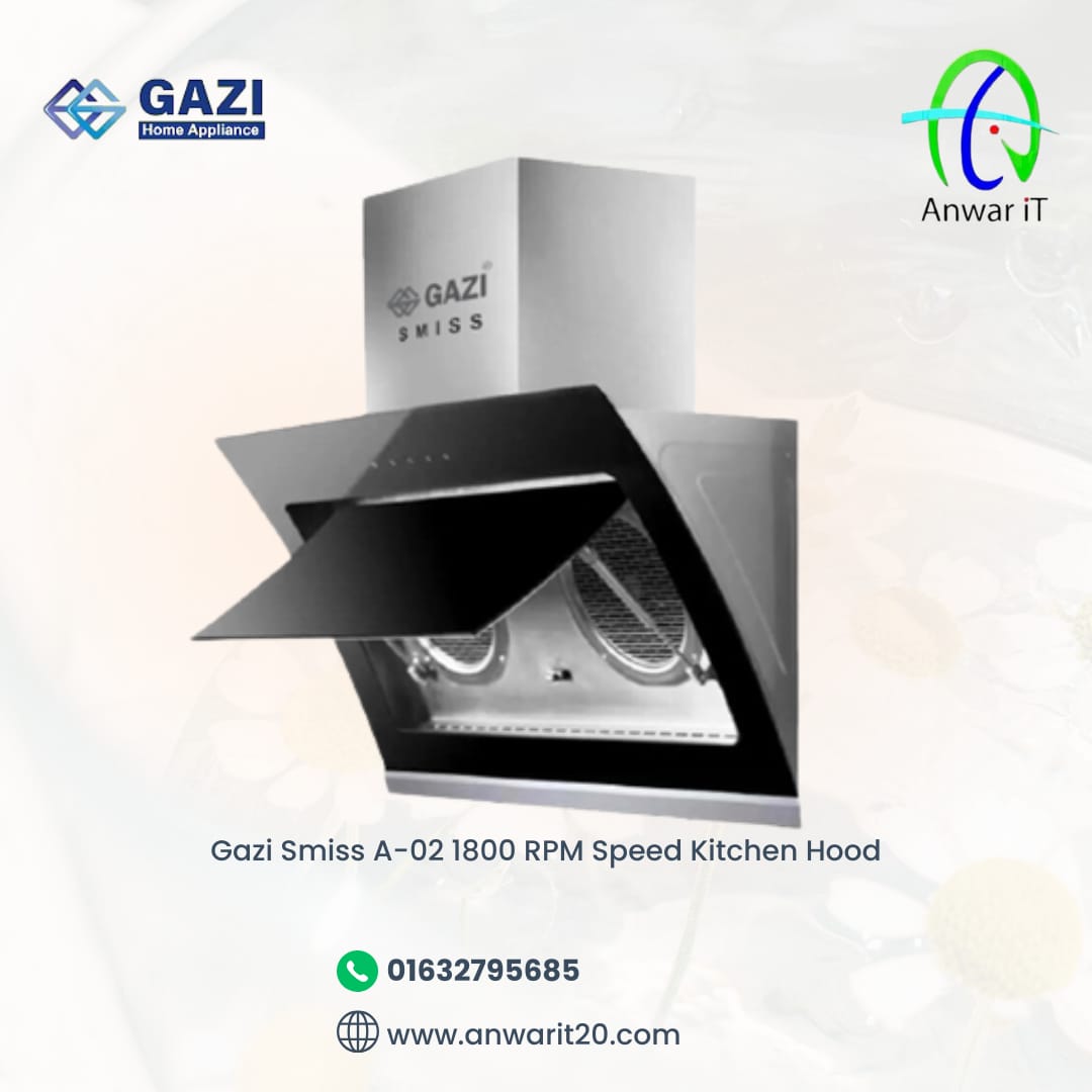 Gazi Smiss A-02 1800 RPM Speed Kitchen Hood