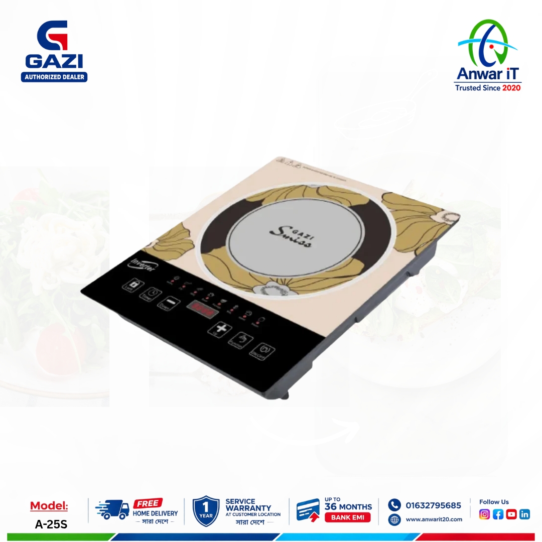 Gazi Smiss A-25S Smart Induction Cooker – Fast, Safe & Energy Efficient Cooking