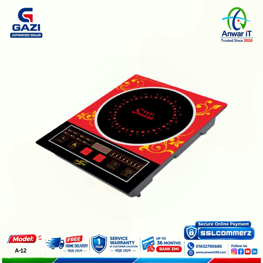 Gazi Smiss A-12 Inverter Induction Cooker