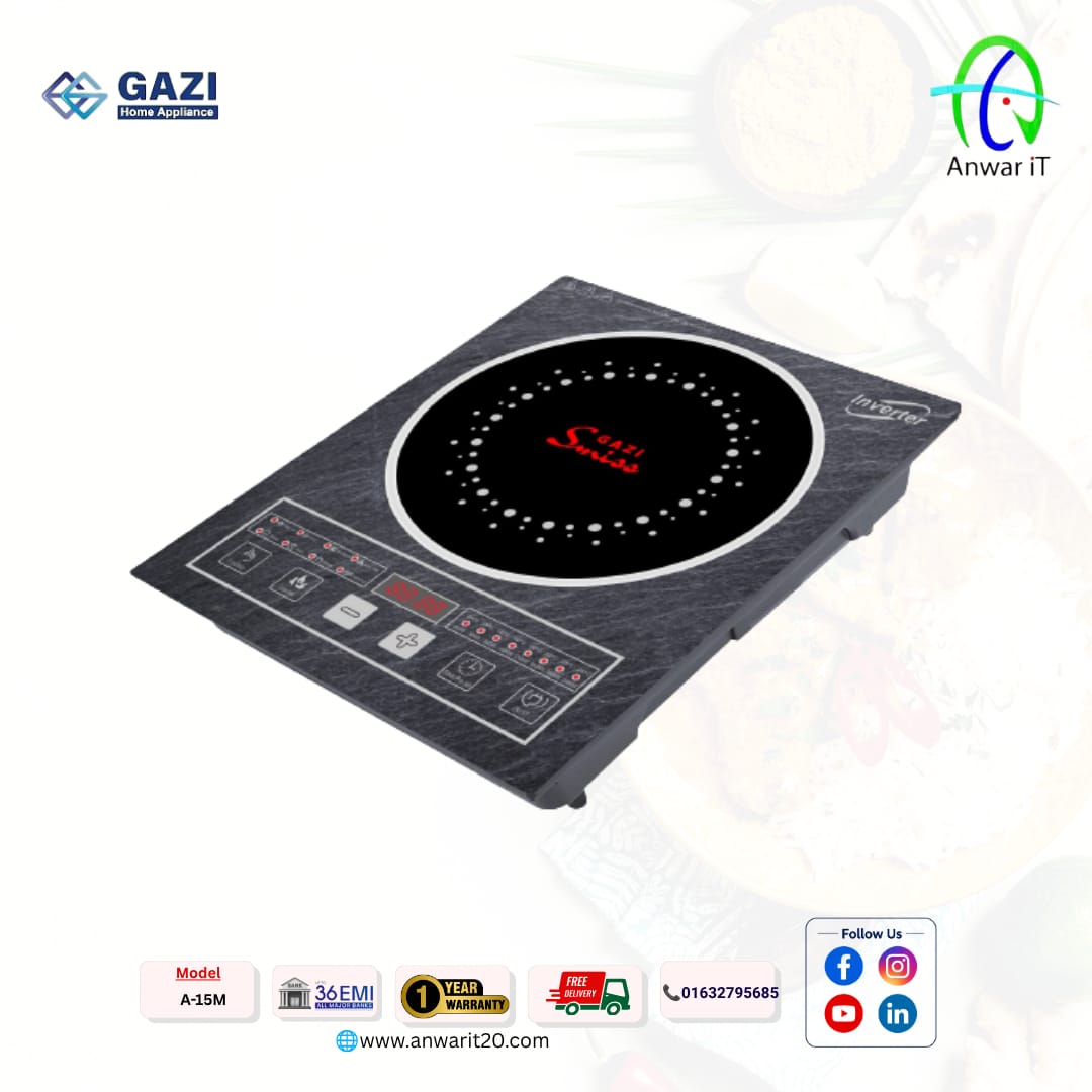 Gazi Smiss A-15M Induction Cooker with Inverter Technology