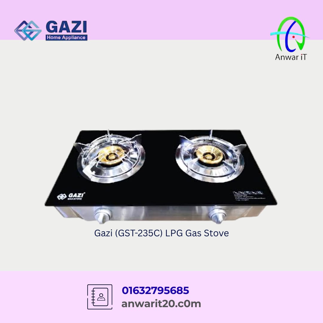 Gazi (GST-235C) LPG Gas Stove