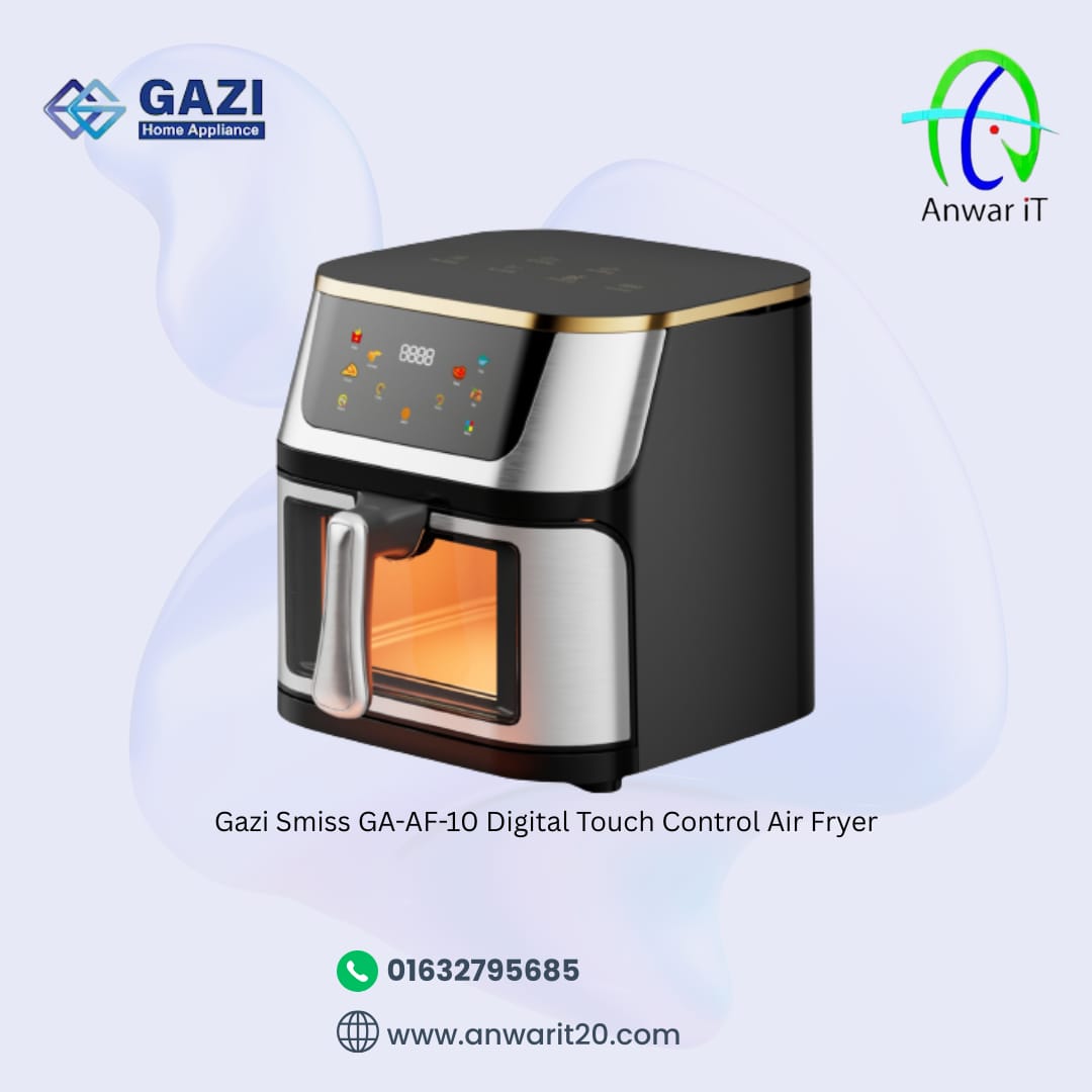 Gazi Smiss GA-AF-10 Digital Touch Control Air Fryer
