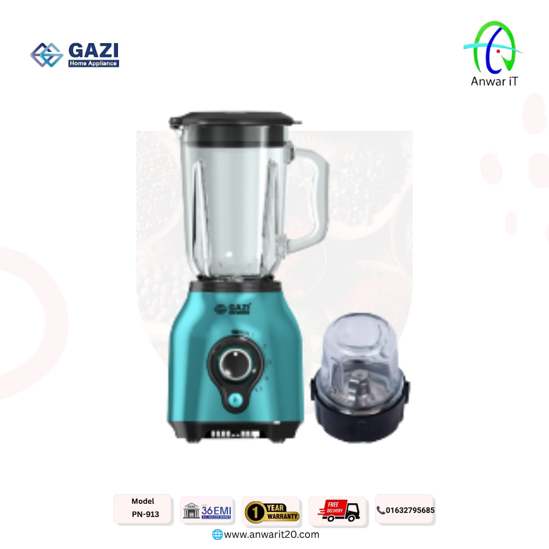 Gazi Smiss PN-913 Blender | 900W High-Power Kitchen Blender