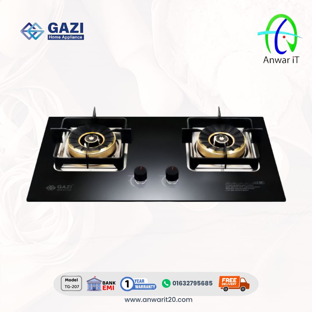 Gazi Smiss TG-207 Gas Stove – Durable High-Performance Burner for Efficient Everyday Cooking